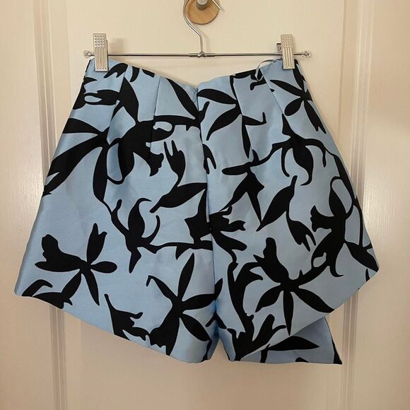 C/MEO Collective blue floral print bow tie short - Picture 4 of 5